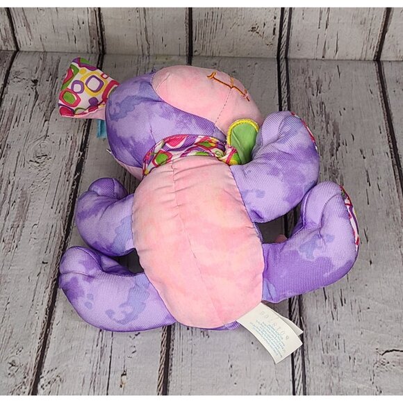 9" Doodle Pet "Sparkle" Puppy Dog Plush Purple Pink Stuffed Animal Drawing Toy - Picture 3 of 7
